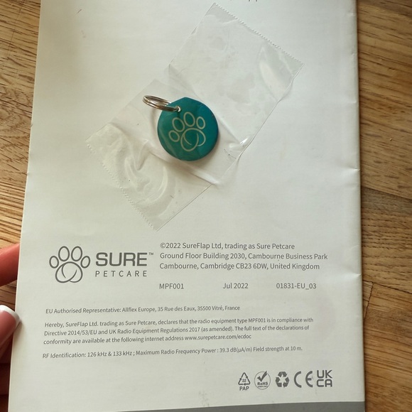 SureFeed Microchip Pet Feeder - White - Picture 2 of 2